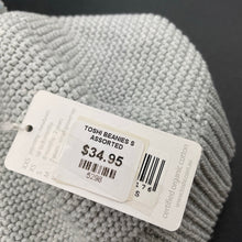 Load image into Gallery viewer, unisex Toshi, grey organic cotton knit hat/beanie, Sz: S, circum: 52cm, NEW, size 1-2,  