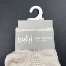 Load image into Gallery viewer, unisex Toshi, organic cotton blend knee high socks, NEW, size 00,  