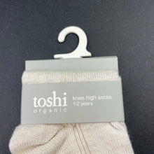 Load image into Gallery viewer, unisex Toshi, organic cotton blend knee high socks, NEW, size 1-2,  
