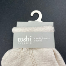 Load image into Gallery viewer, unisex Toshi, organic cotton blend knee high socks, NEW, size 3-4,  