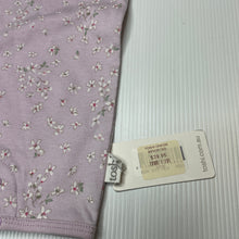 Load image into Gallery viewer, Girls Toshi, floral organic cotton romper, *sun fade left seam*, NEW, size 0000,  