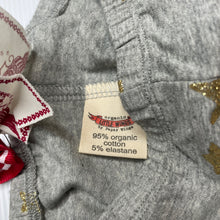 Load image into Gallery viewer, Girls LITTLE WINGS, organic cotton blend leggings, glitter stars, NEW, size 2,  