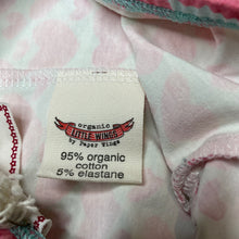 Load image into Gallery viewer, Girls LITTLE WINGS, organic cotton blend leggings, hearts, NEW, size 12 months,  