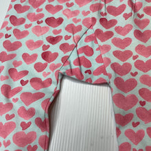 Load image into Gallery viewer, Girls LITTLE WINGS, organic cotton blend footed leggings, hearts, NEW, size 1-2,  