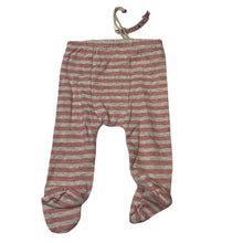 Load image into Gallery viewer, Girls LITTLE WINGS, organic cotton blend footed leggings/bottoms, NEW, size 0000,  