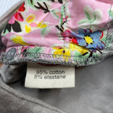 Load image into Gallery viewer, Girls PAPER WINGS, grey velvet stretch cotton pants, adjustable, Inside leg: 51.5cm, NEW, size 6,  