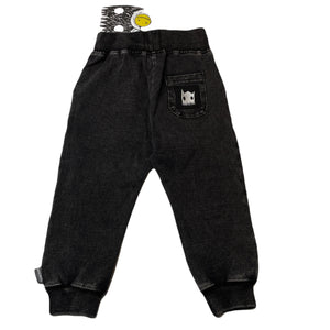 Boys BAND OF BOYS, stretch knit denim pants, elasticated, Inside leg: 33.5cm, NEW, size 3,  