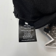 Load image into Gallery viewer, Boys BAND OF BOYS, black cotton casual pants, elasticated, NEW, size 7,  
