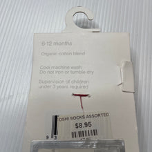 Load image into Gallery viewer, Girls Toshi, organic cotton blend ankle socks, NEW, size 0,  