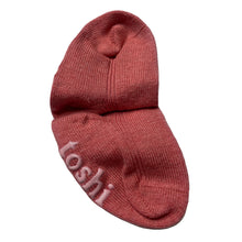 Load image into Gallery viewer, Girls Toshi, pink organic cotton blend knee high socks, NEW, size 00,  