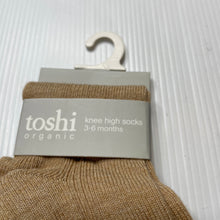 Load image into Gallery viewer, unisex Toshi, organic cotton blend knee high socks, NEW, size 00,  