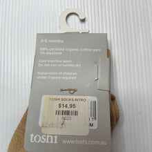 Load image into Gallery viewer, unisex Toshi, organic cotton blend knee high socks, NEW, size 00,  