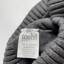 Load image into Gallery viewer, unisex Toshi, grey organic cotton knit hat/beanie, Sz: S, circum: 52cm, NEW, size 1-2,  