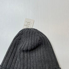 Load image into Gallery viewer, unisex Toshi, grey organic cotton knit hat/beanie, Sz: S, circum: 52cm, NEW, size 1-2,  