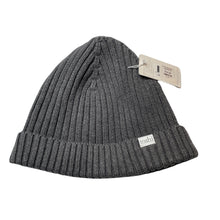 Load image into Gallery viewer, unisex Toshi, grey organic cotton knit hat/beanie, Sz: L, circum: 56cm, NEW, size 7-10,  