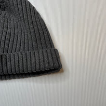 Load image into Gallery viewer, unisex Toshi, grey organic cotton knit hat/beanie, Sz: L, circum: 56cm, NEW, size 7-10,  