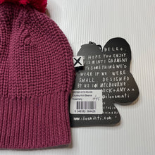 Load image into Gallery viewer, Girls Minti, knitted cotton hat / beanie, Sz: S-M, NEW, size 1-4,  