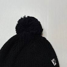 Load image into Gallery viewer, unisex Minti, black cotton knitted hat/beanie, Sz: S-M, NEW, size 1-4,  