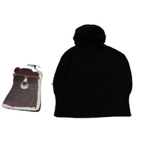 Load image into Gallery viewer, Girls Minti, black cotton knitted hat/beanie, Sz: M-L, NEW, size 7-10,  