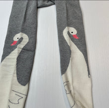 Load image into Gallery viewer, Girls PAPER WINGS, stretchy stockings/tights, swans, NEW, size 12-14,  