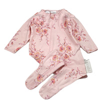 Load image into Gallery viewer, Girls Toshi, floral cotton zip coverall / romper, NEW, size 0,  