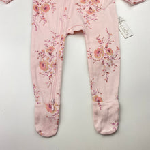 Load image into Gallery viewer, Girls Toshi, floral cotton zip coverall / romper, NEW, size 0,  