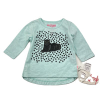 Load image into Gallery viewer, Girls Missie Munster, lightweight cotton long sleeve top, NEW, size 000,  