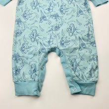 Load image into Gallery viewer, Boys LITTLE WINGS, organic cotton romper, saucers, NEW, size 6 months,  
