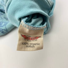 Load image into Gallery viewer, Boys LITTLE WINGS, organic cotton romper, saucers, NEW, size 6 months,  