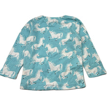 Load image into Gallery viewer, Girls LITTLE WINGS, organic cotton long sleeve tee/top, unicorns, NEW, size 2,  