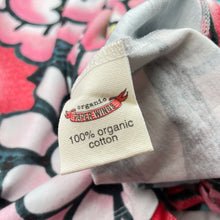 Load image into Gallery viewer, Girls PAPER WINGS, colourful floral lightweight organic cotton fringed poncho, NEW, size 12,  