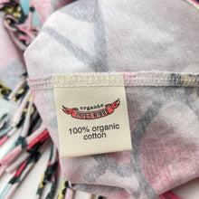 Load image into Gallery viewer, Girls PAPER WINGS, colourful floral lightweight organic cotton fringed poncho, NEW, size 14,  