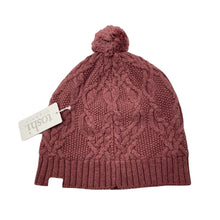 Load image into Gallery viewer, Girls Toshi, organic cotton knit hat/beanie, Sz: L, circum: 56cm, NEW, size 7-10,  