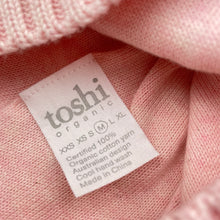 Load image into Gallery viewer, Girls Toshi, pink organic cotton knit hat/beanie, Sz: M, circum: 54cm, NEW, size 4-6,  