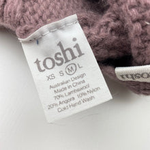 Load image into Gallery viewer, Girls Toshi, lambswool/angora knit hat/beanie, Sz: M, circum: 54cm, NEW, size 4-6,  