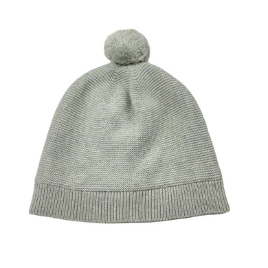 unisex Toshi, green organic cotton knit hat/beanie, Sz: S, circum: 52cm, NEW, size 1-2,  