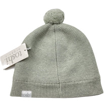 Load image into Gallery viewer, unisex Toshi, green organic cotton knit hat/beanie, Sz: S, circum: 52cm, NEW, size 1-2,  