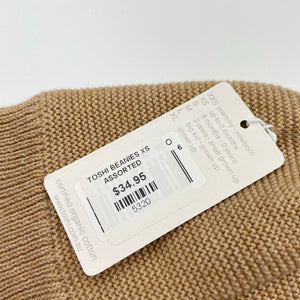unisex Toshi, organic cotton knit hat/beanie, Sz: XS, circum: 43cm, NEW, size 000-00,  