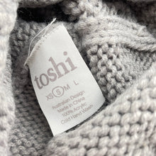 Load image into Gallery viewer, unisex Toshi, grey cable knit hat/beanie, Sz: S, circum: 52cm, NEW, size 1-2,  