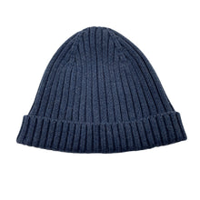Load image into Gallery viewer, unisex Toshi, navy organic cotton knit hat/beanie, Sz: S, circum: 52cm, NEW, size 1-2,  