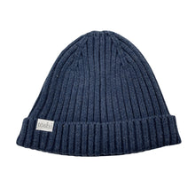 Load image into Gallery viewer, unisex Toshi, navy organic cotton knit hat/beanie, Sz: S, circum: 52cm, NEW, size 1-2,  