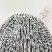 Load image into Gallery viewer, unisex Toshi, grey organic cotton knit hat/beanie, Sz: S, circum: 52cm, NEW, size 1-2,  