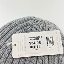 Load image into Gallery viewer, unisex Toshi, grey organic cotton knit hat/beanie, Sz: S, circum: 52cm, NEW, size 1-2,  