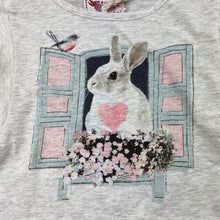 Load image into Gallery viewer, Girls PAPER WINGS, organic cotton long sleeve tee / top, rabbit, NEW, size 6,  