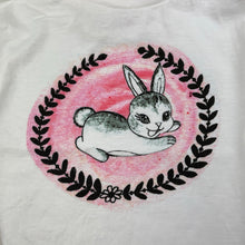 Load image into Gallery viewer, Girls LITTLE WINGS, organic cotton long sleeve tee/top, rabbit, NEW, size 4,  