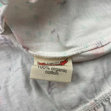 Load image into Gallery viewer, Girls LITTLE WINGS, lightweight organic cotton dress, flamingos, NEW, size 1-2, L: 42cm at front