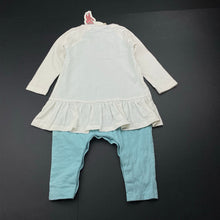 Load image into Gallery viewer, Girls LITTLE WINGS, organic cotton romper dress, dog, NEW, size 6 months,  
