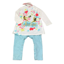 Load image into Gallery viewer, Girls LITTLE WINGS, organic cotton romper dress, dog, NEW, size 1-2,  