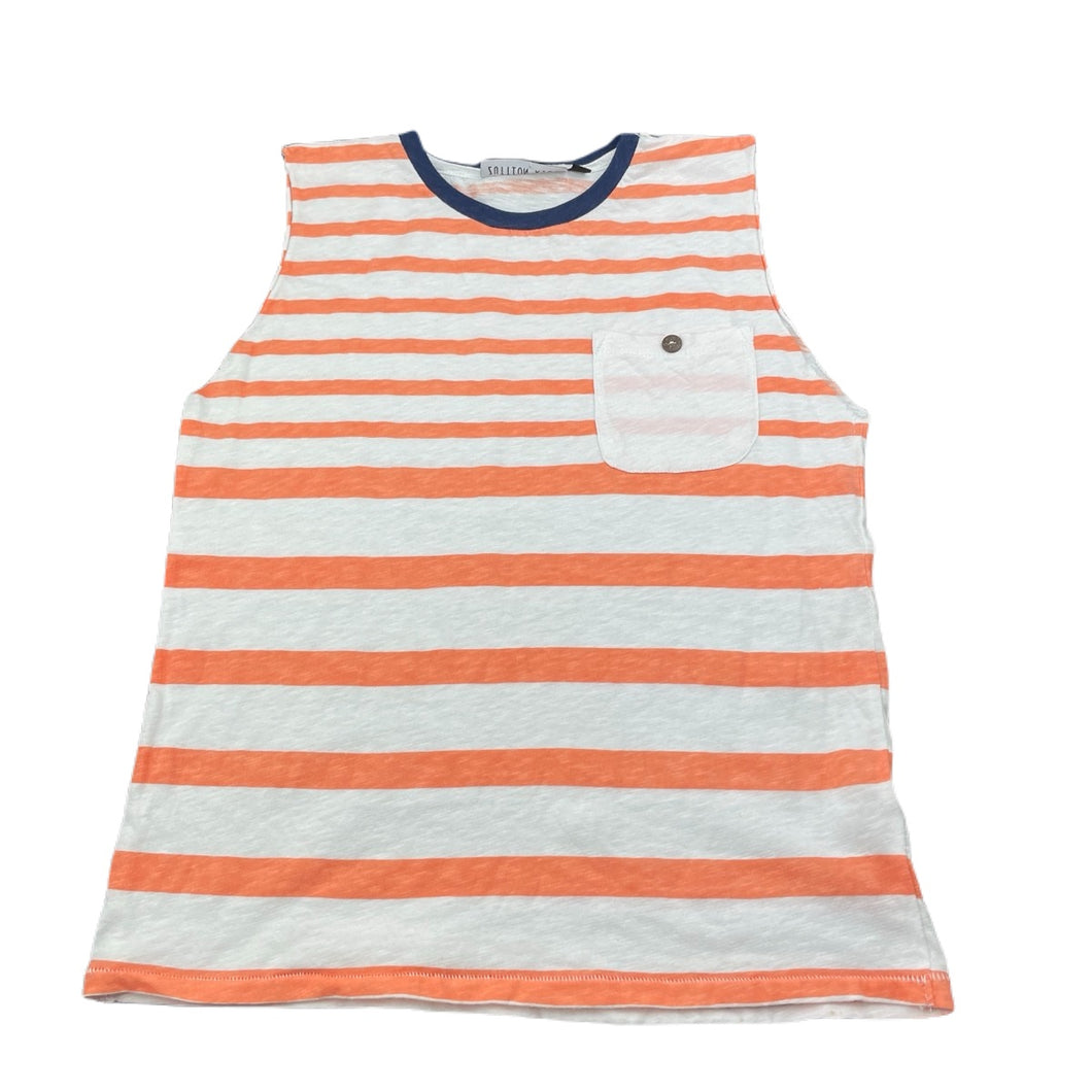 Boys ZUTTION kids, lightweight cotton singlet / tank top, small marks, FUC, size 6,  