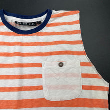 Load image into Gallery viewer, Boys ZUTTION kids, lightweight cotton singlet / tank top, small marks, FUC, size 6,  